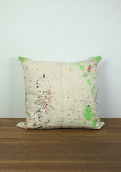 Brown.remake,cushion,paint fabric,used,USA