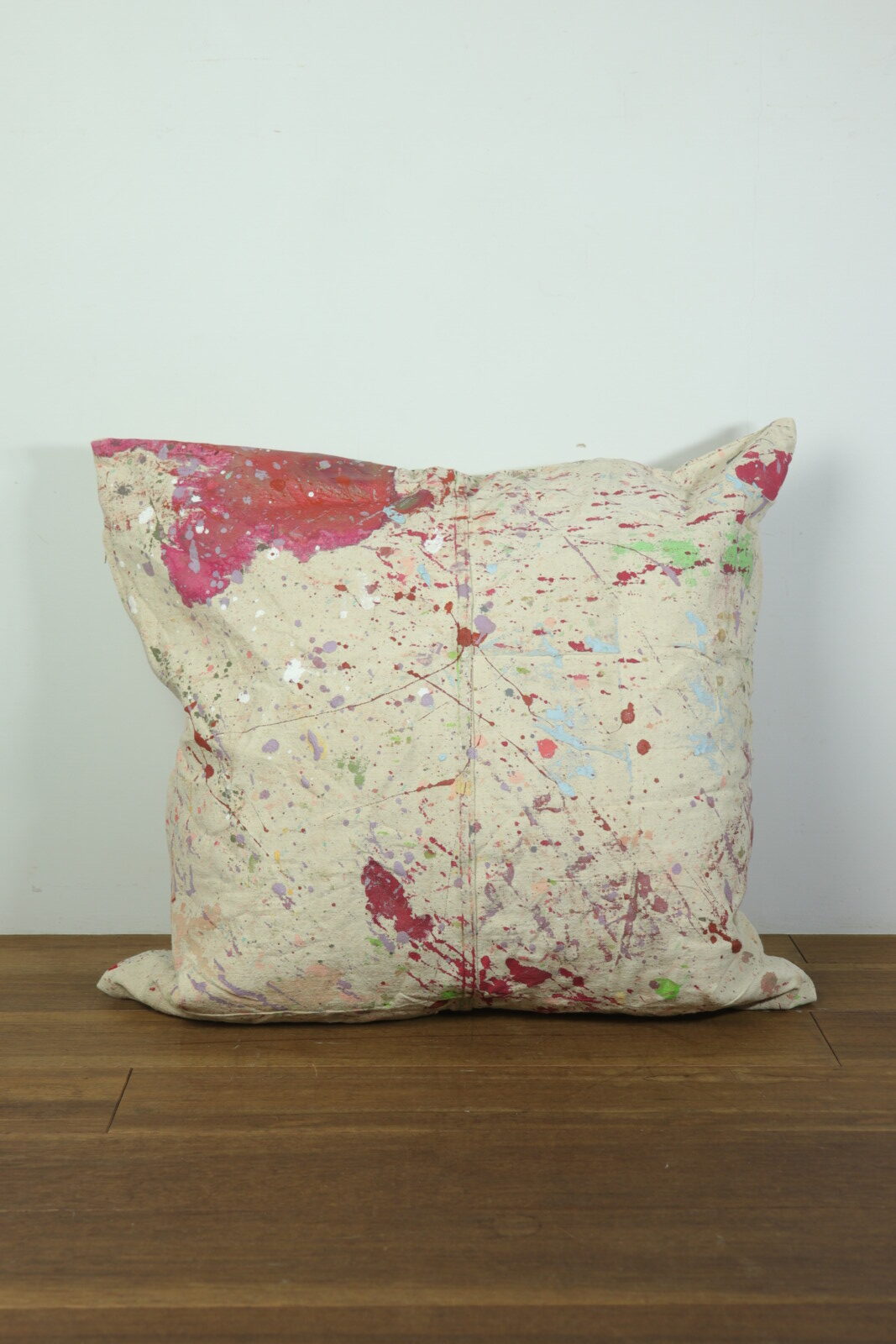 Brown.remake,cushion,paint fabric,used,USA