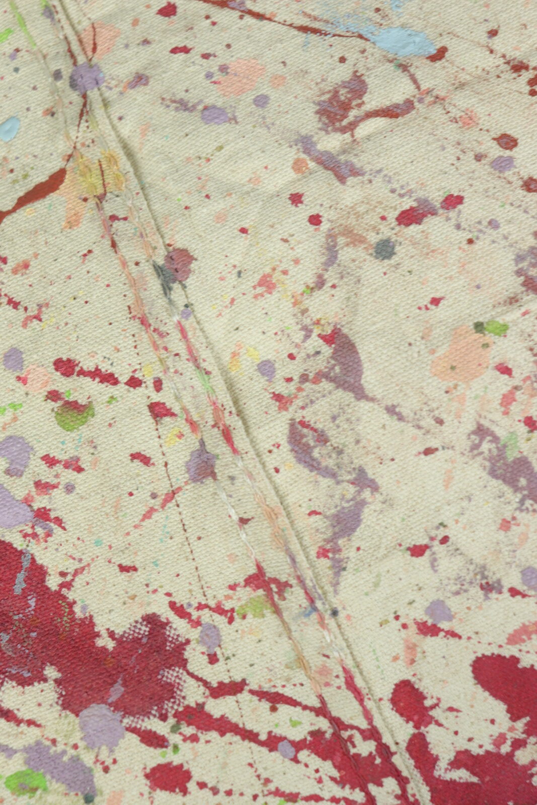 Brown.remake,cushion,paint fabric,used,USA