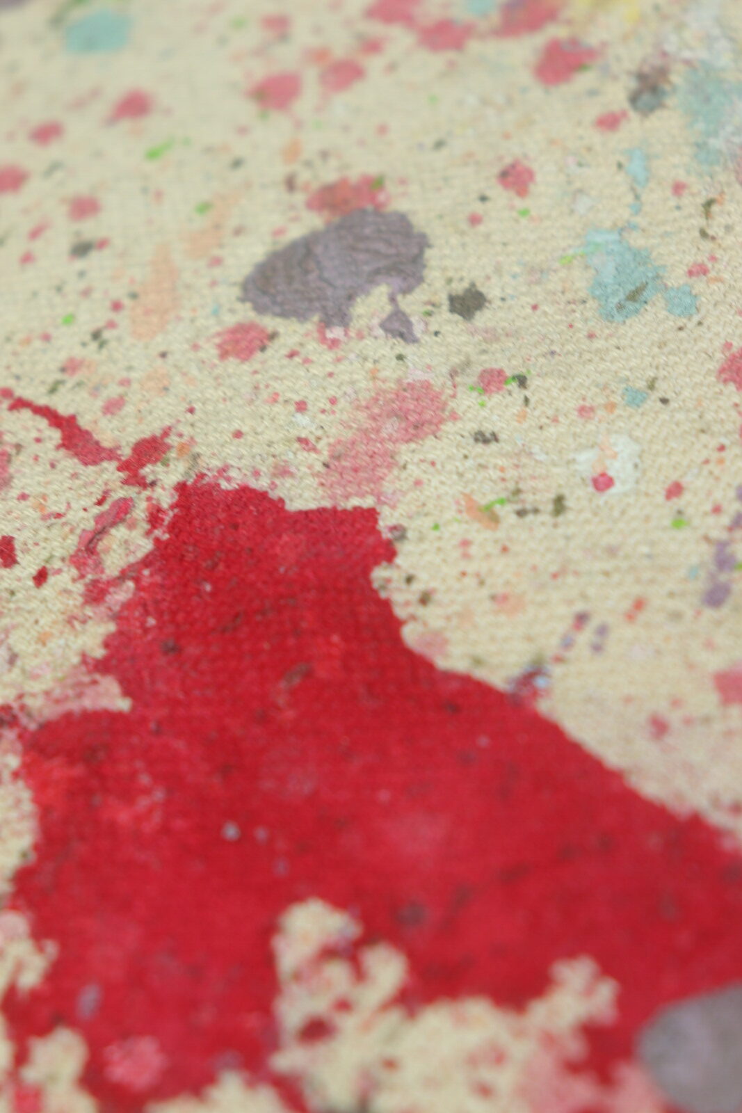 Brown.remake,cushion,paint fabric,used,USA