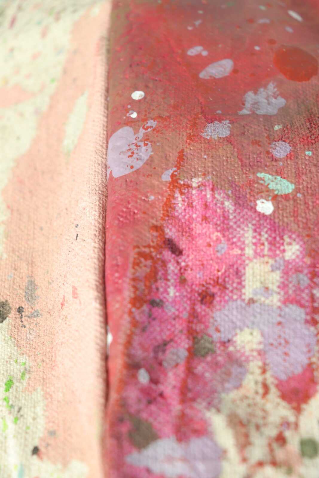 Brown.remake,cushion,paint fabric,used,USA