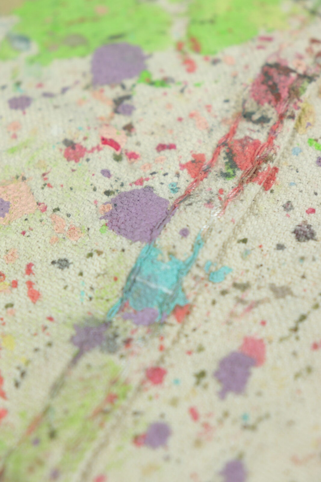 Brown.remake,cushion,paint fabric,used,USA