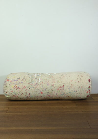 Brown.remake,cushion,paint fabric,used,USA