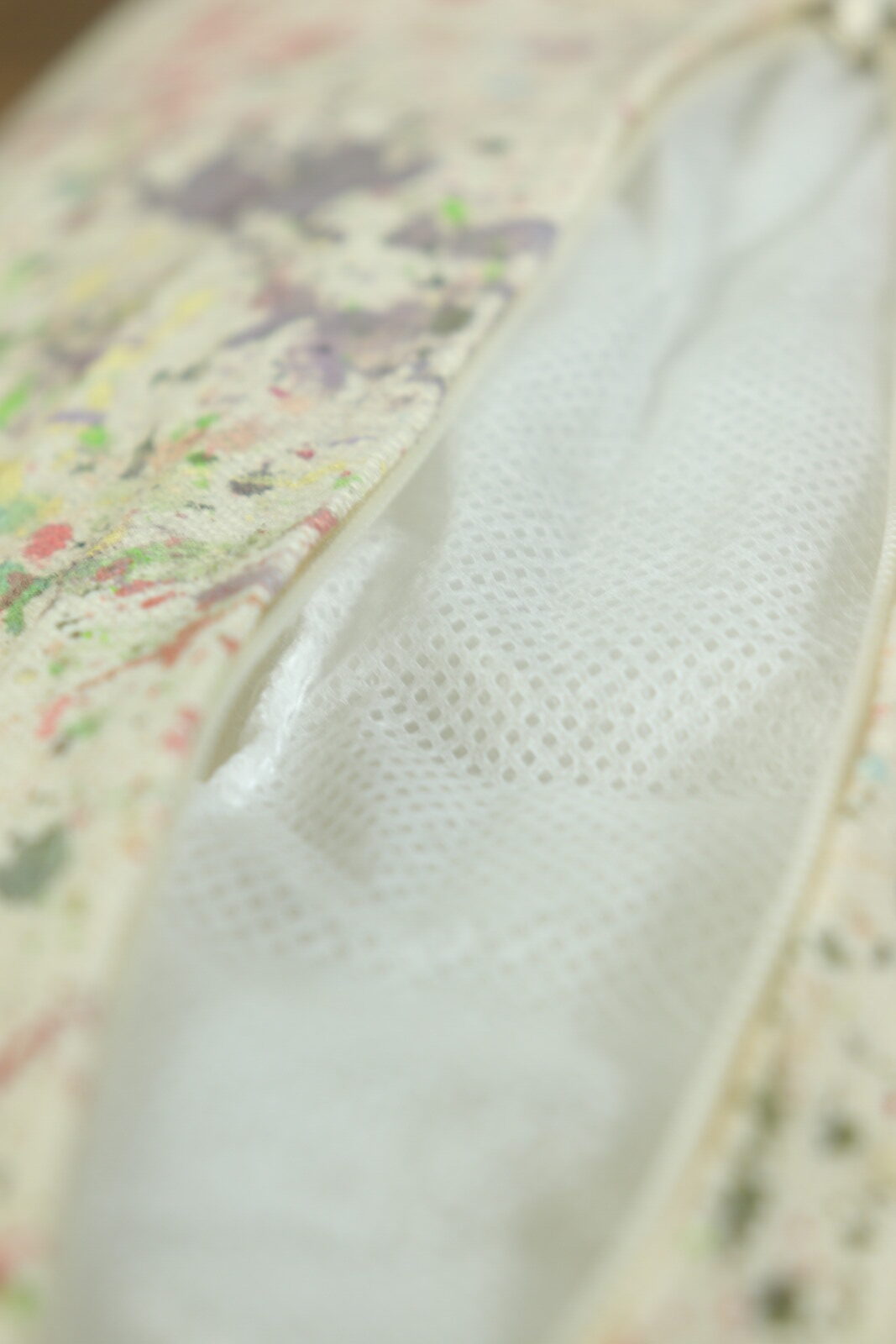 Brown.remake,cushion,paint fabric,used,USA