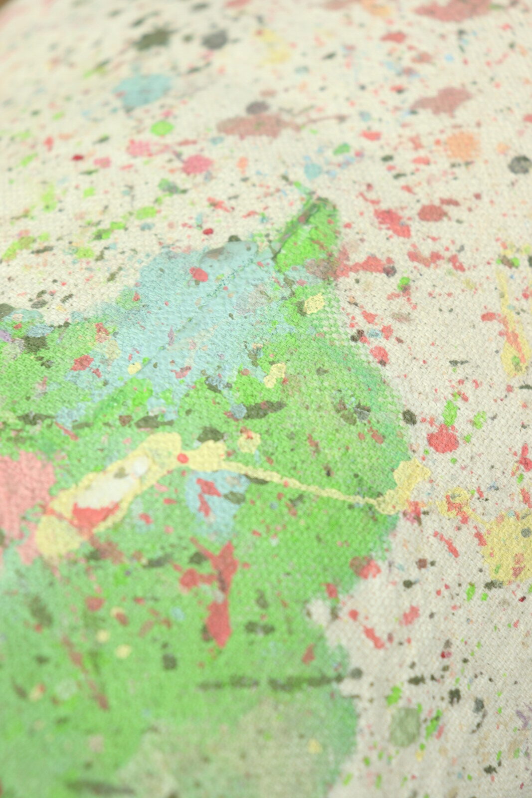 Brown.remake,cushion,paint fabric,used,USA