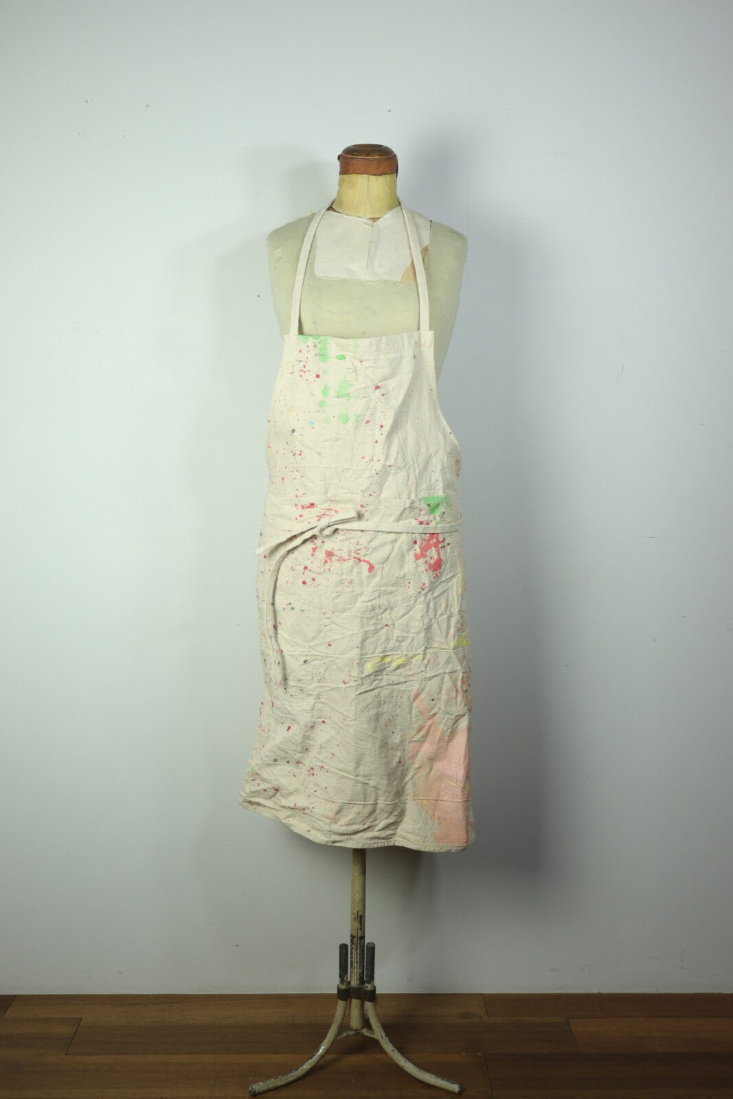 paint fabric,used,Brown.remake,apron,USA
