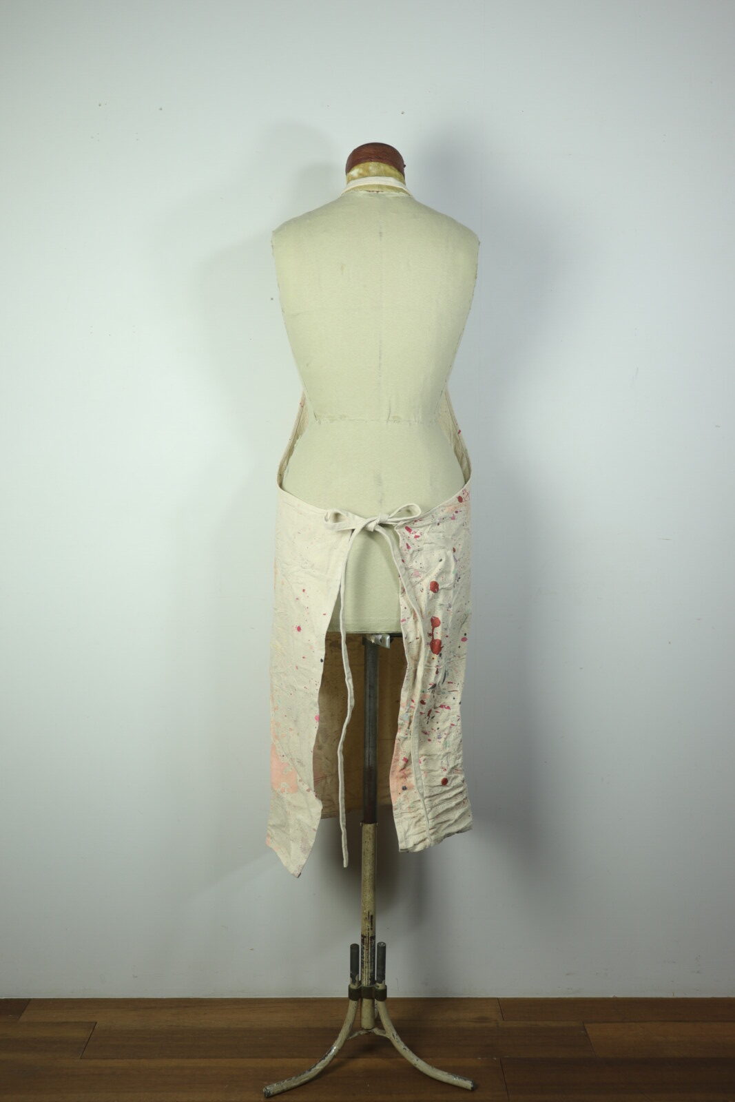 paint fabric,used,Brown.remake,apron,USA