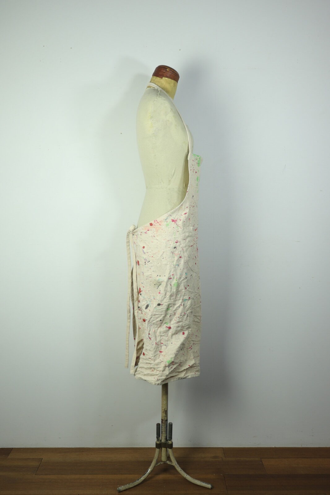 paint fabric,used,Brown.remake,apron,USA