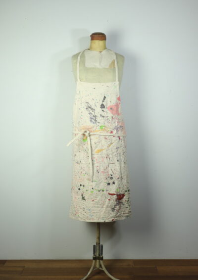 paint fabric,used,Brown.remake,apron,USA
