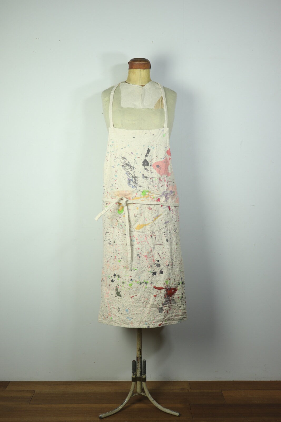 paint fabric,used,Brown.remake,apron,USA