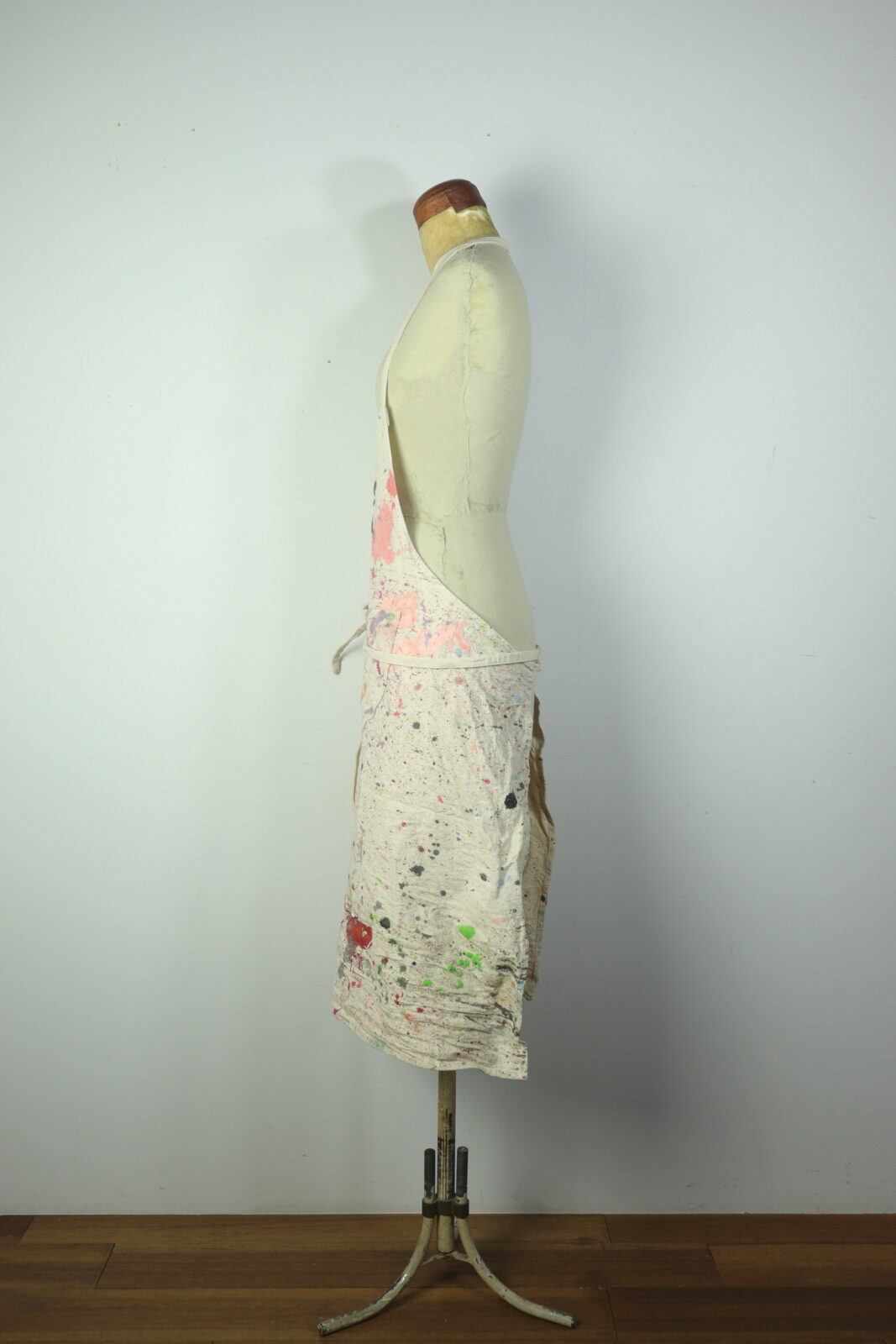 paint fabric,used,Brown.remake,apron,USA