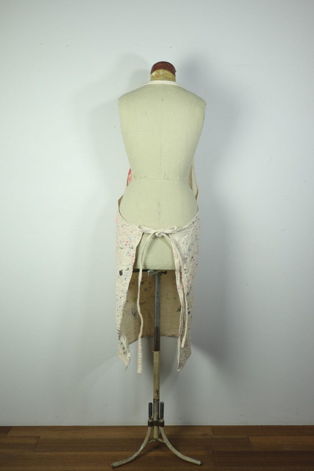 paint fabric,used,Brown.remake,apron,USA