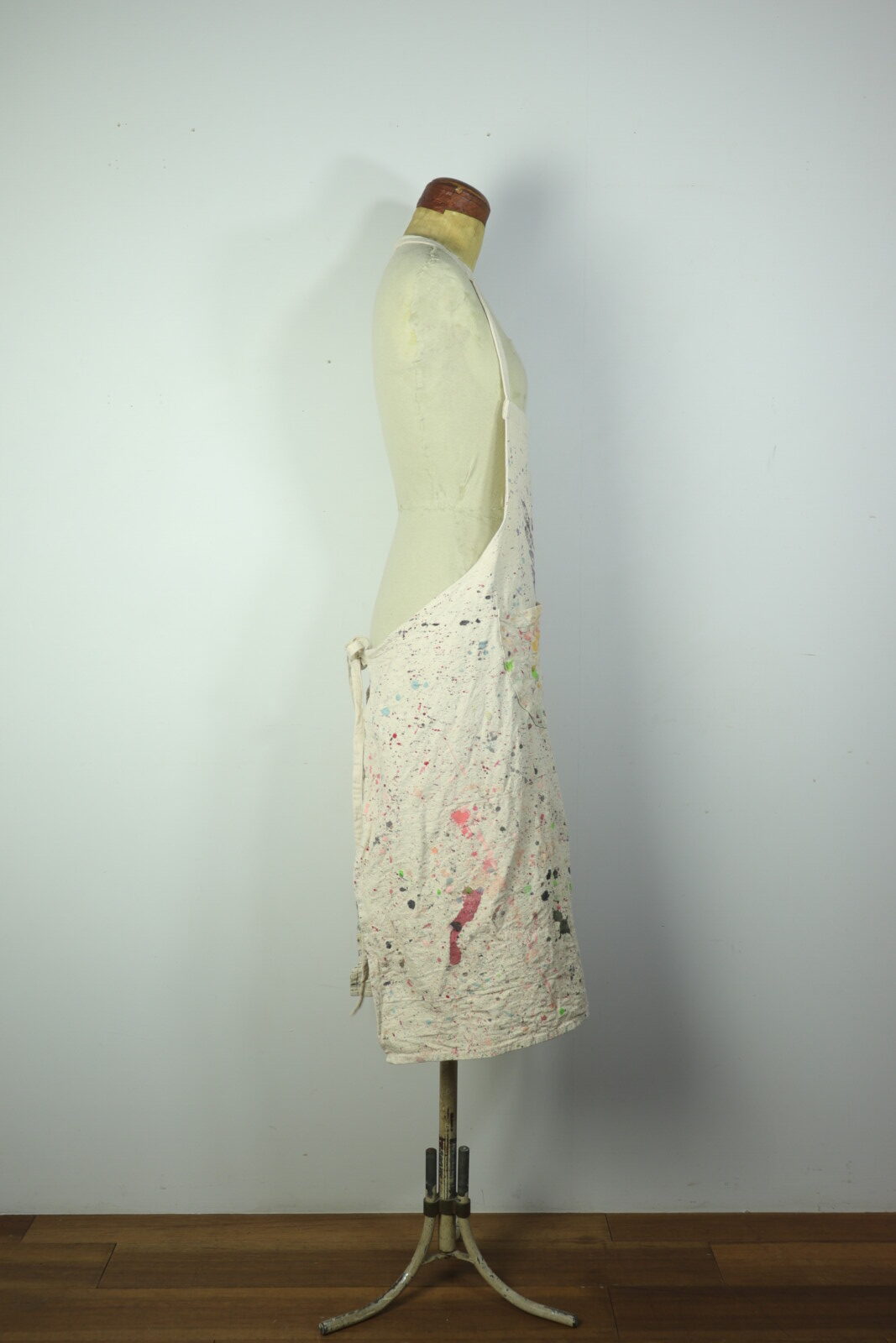 paint fabric,used,Brown.remake,apron,USA