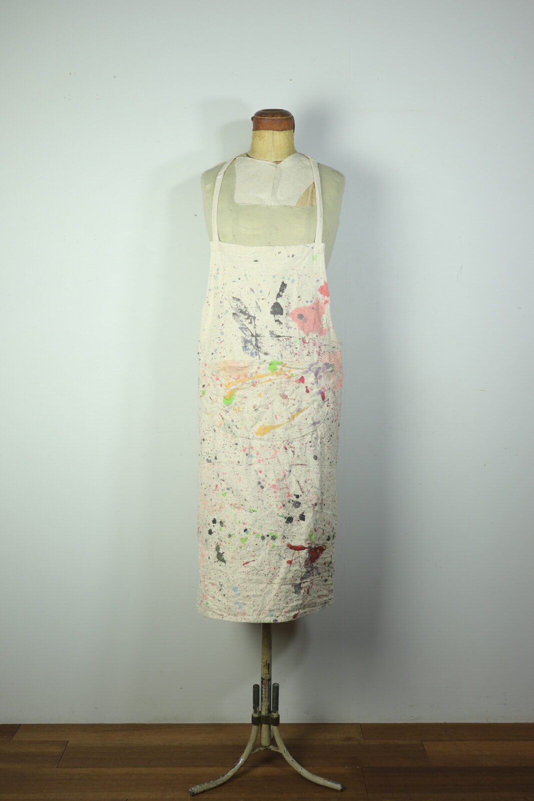 paint fabric,used,Brown.remake,apron,USA