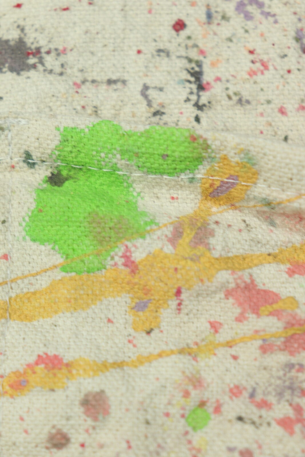 paint fabric,used,Brown.remake,apron,USA