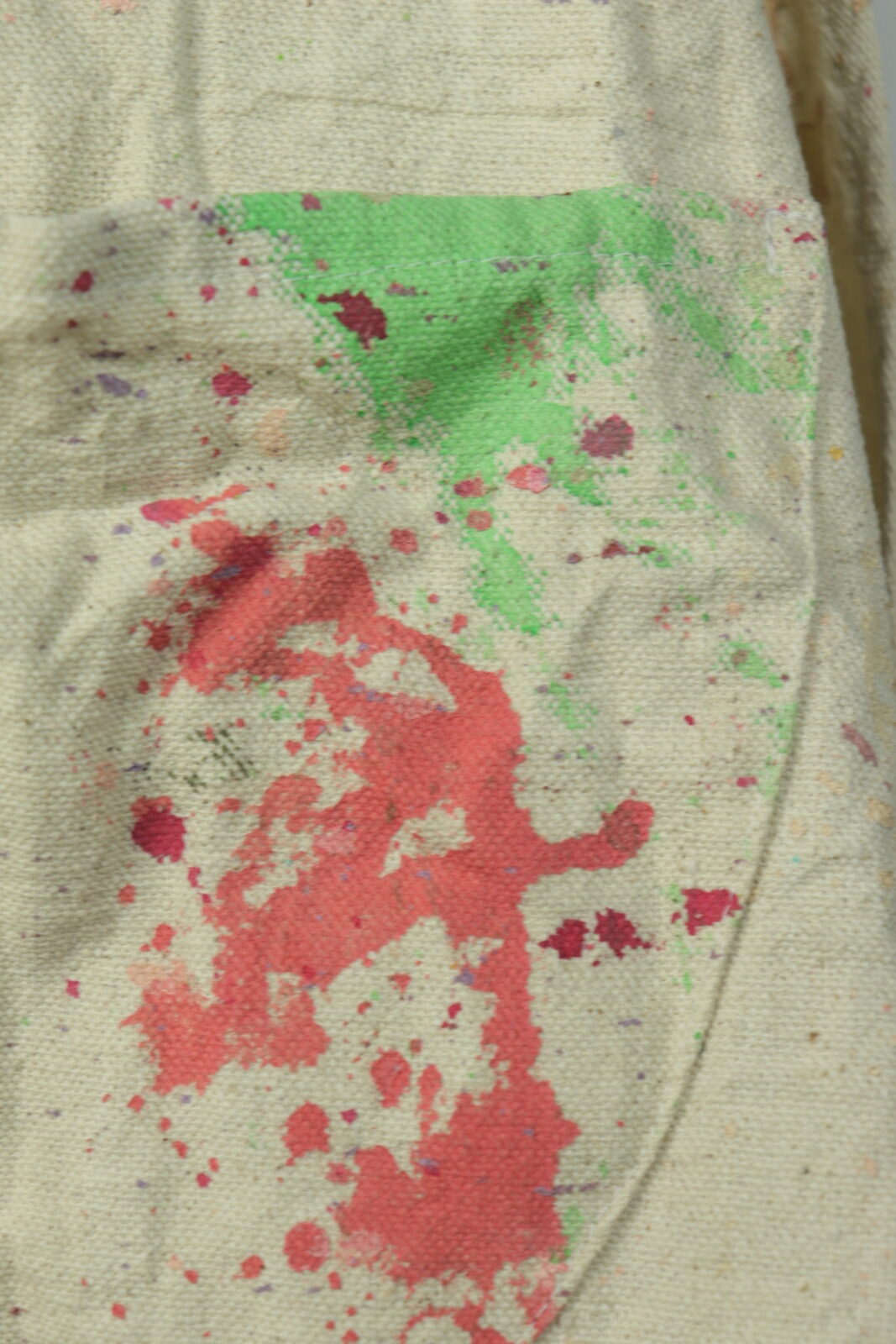 paint fabric,used,Brown.remake,apron,USA