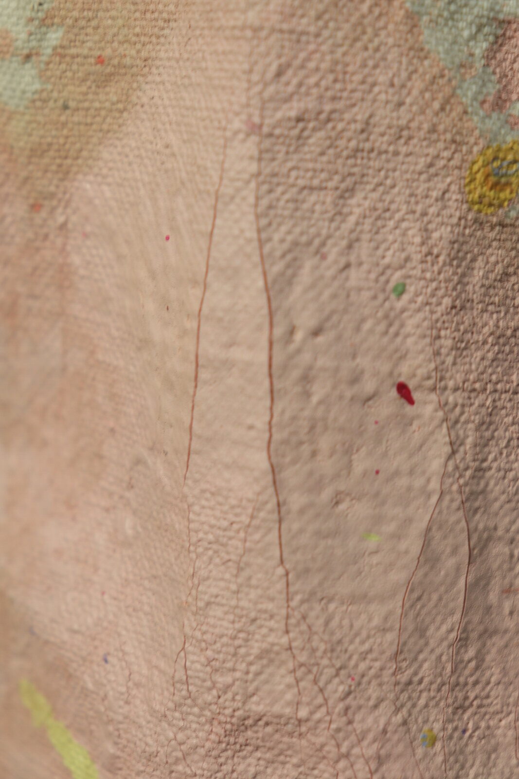 paint fabric,used,Brown.remake,apron,USA