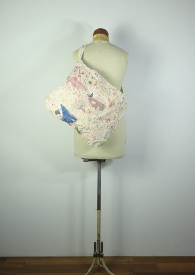 Brown.remake,Bag,paint fabric,used,USA