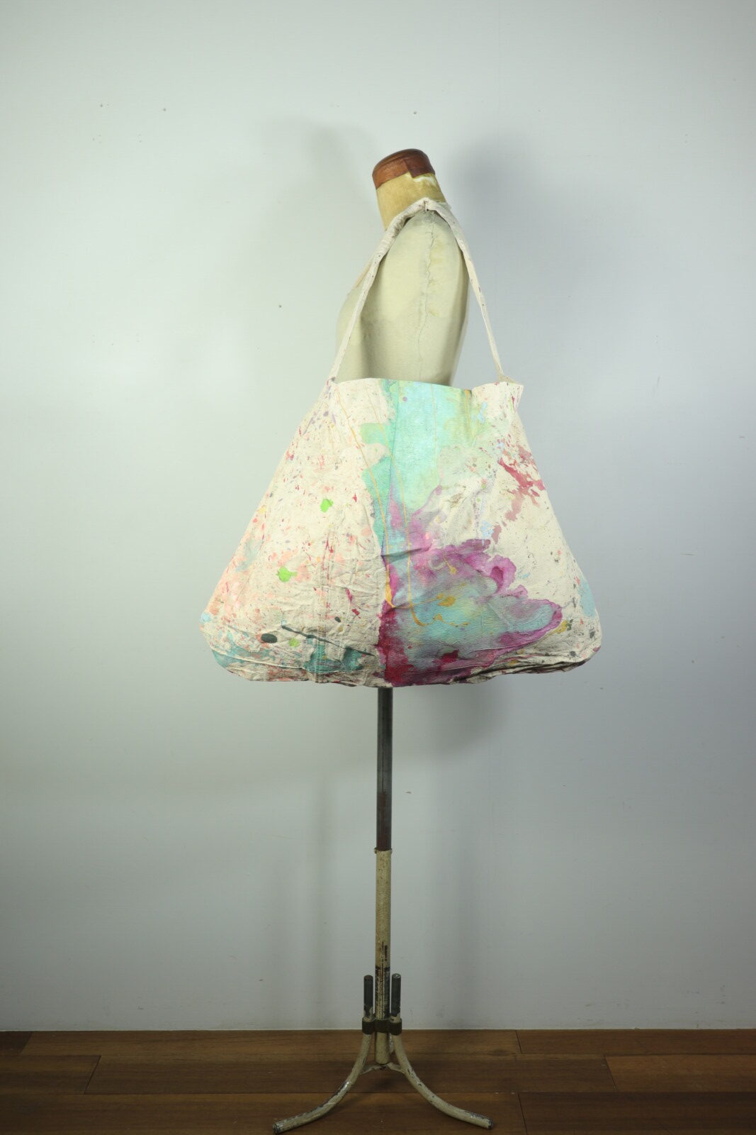 Brown.remake,Bag,paint fabric,used,USA