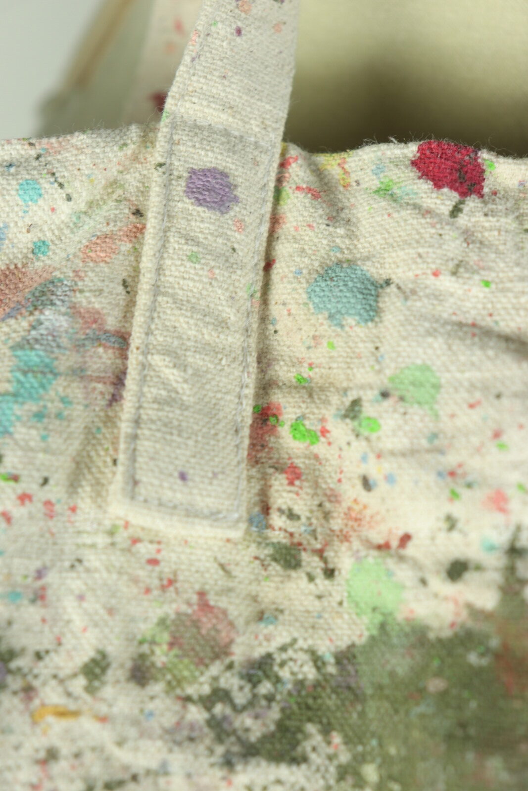 Brown.remake,Bag,paint fabric,used,USA