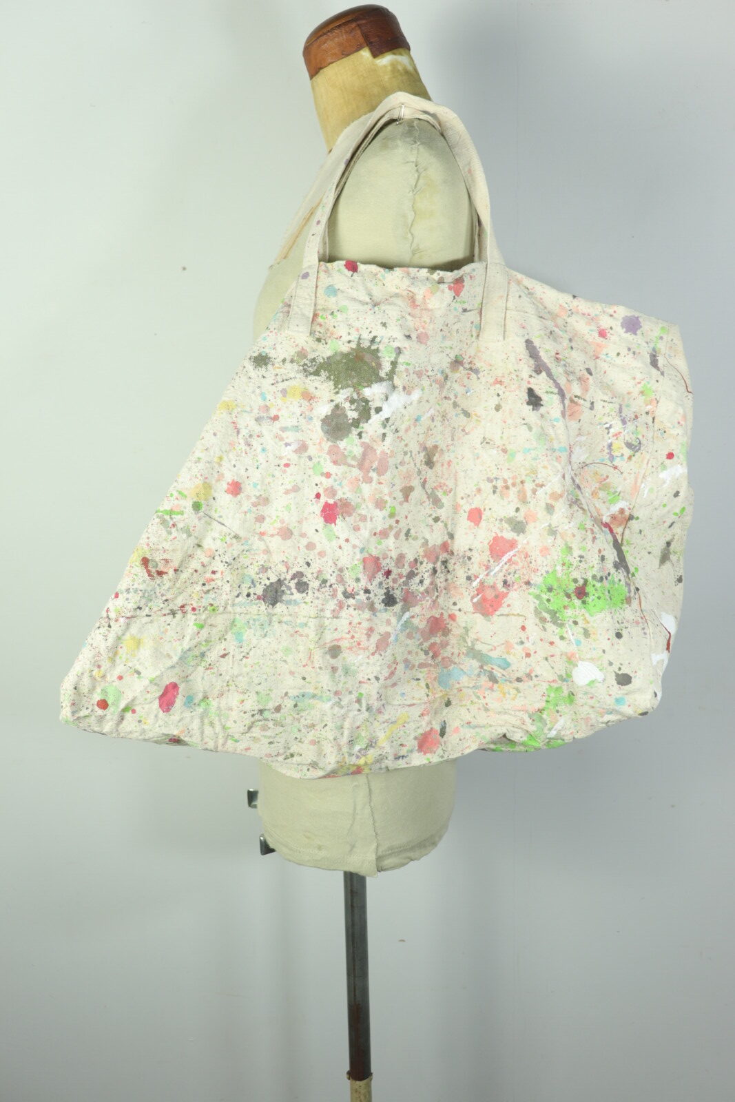 Brown.remake,Bag,paint fabric,used,USA