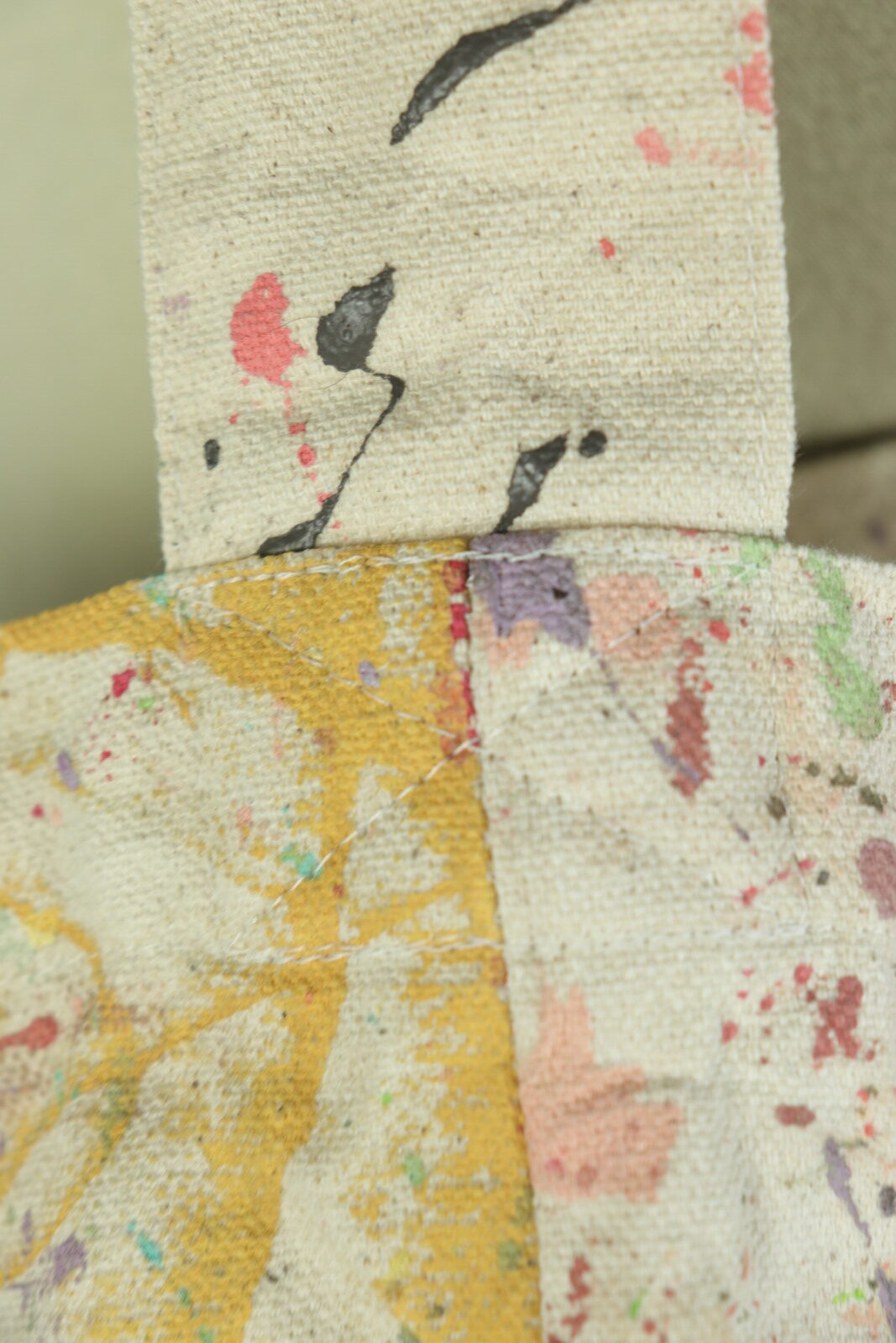 Brown.remake,Bag,paint fabric,used,USA