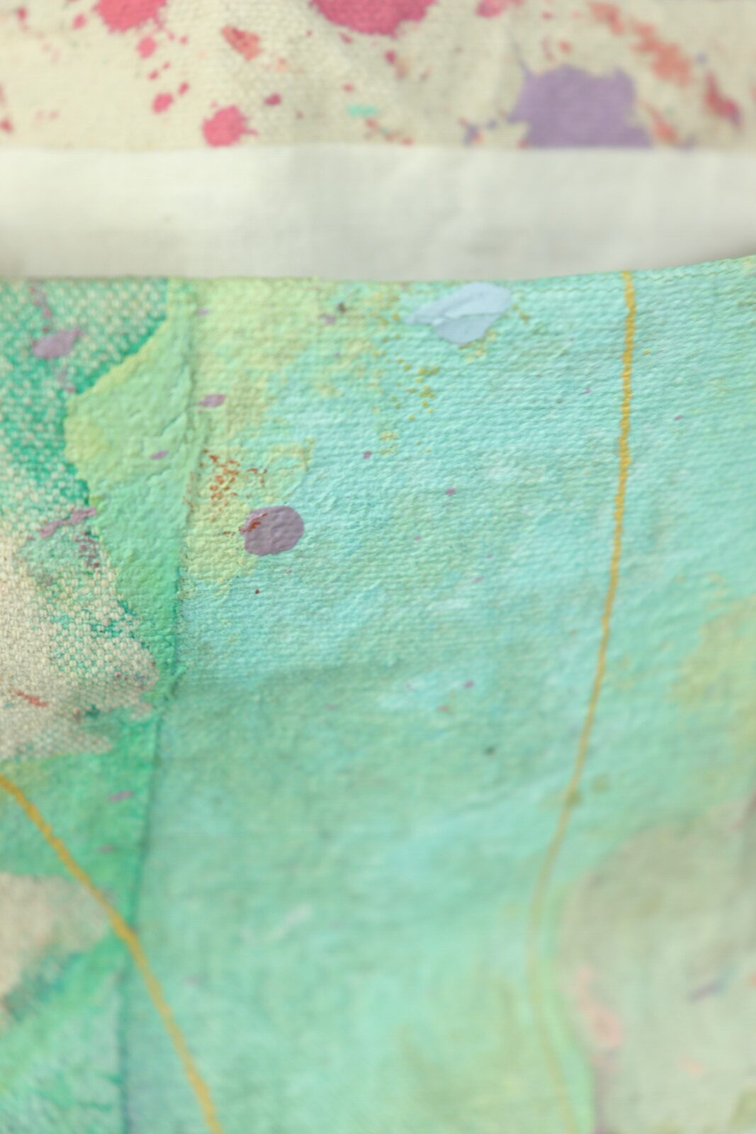 Brown.remake,Bag,paint fabric,used,USA