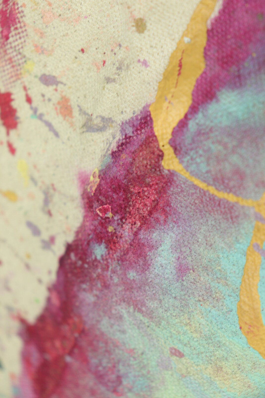 Brown.remake,Bag,paint fabric,used,USA