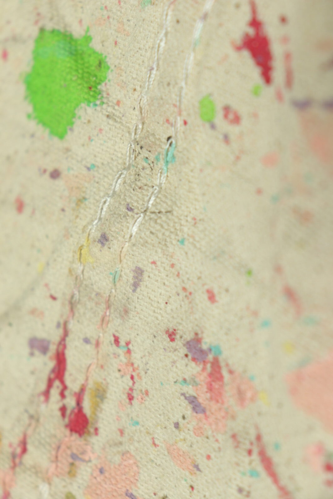 Brown.remake,Bag,paint fabric,used,USA