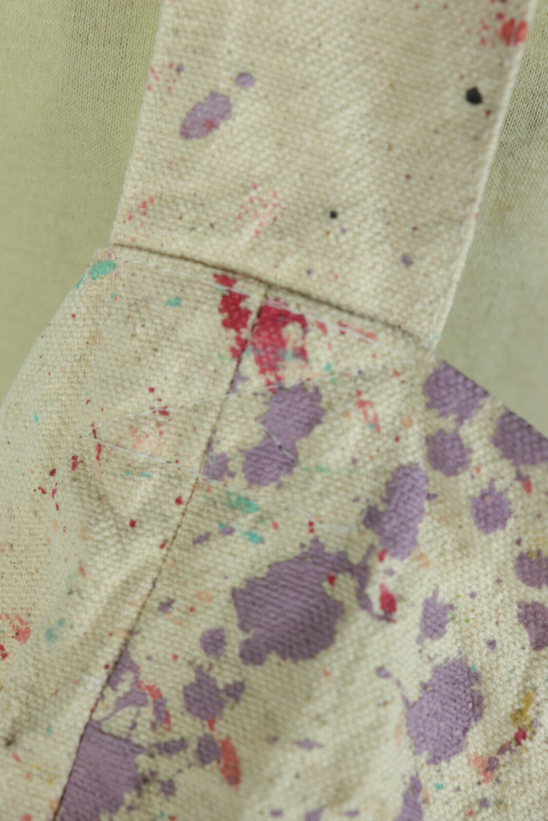 Brown.remake,Bag,paint fabric,used,USA