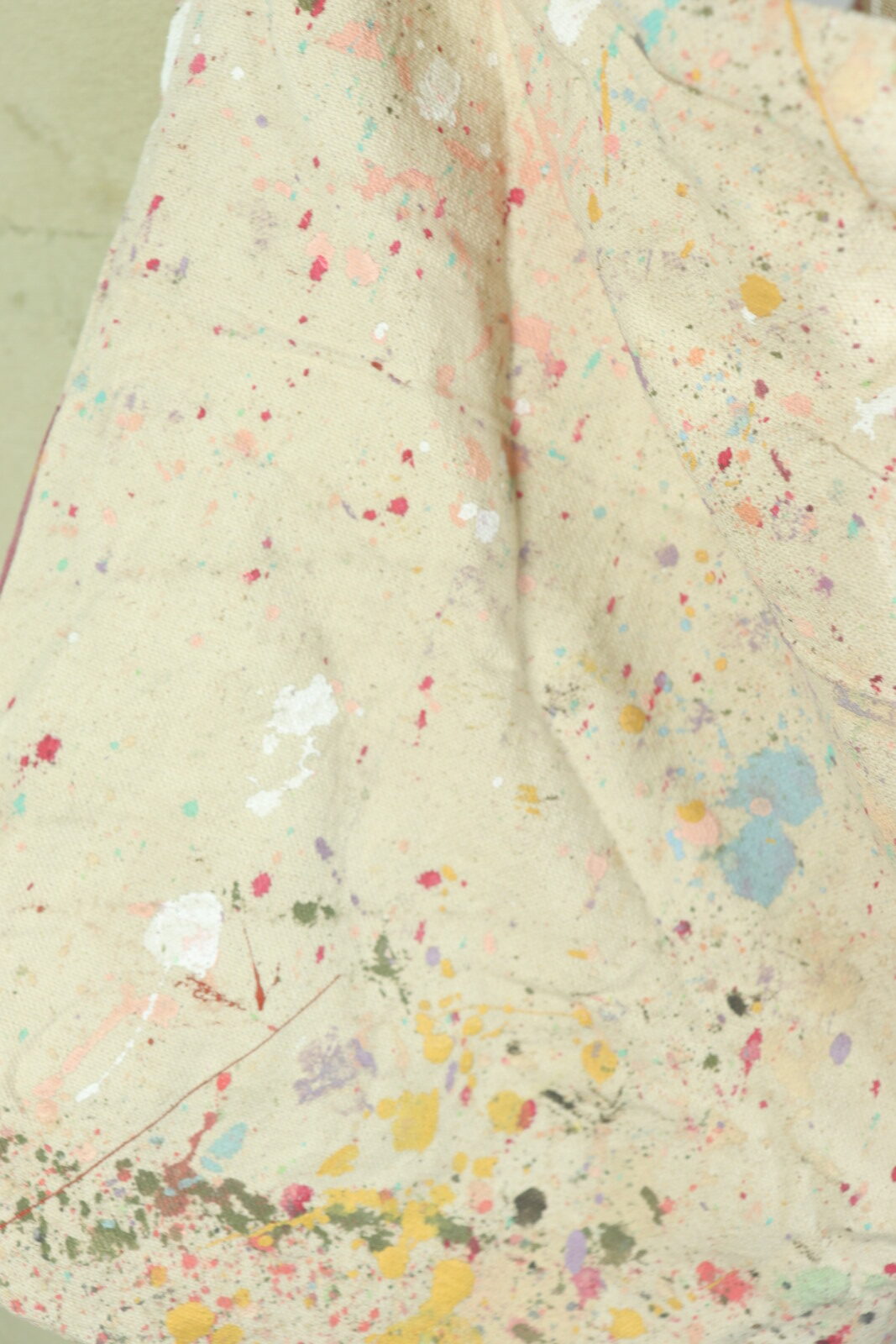 Brown.remake,Bag,paint fabric,used,USA