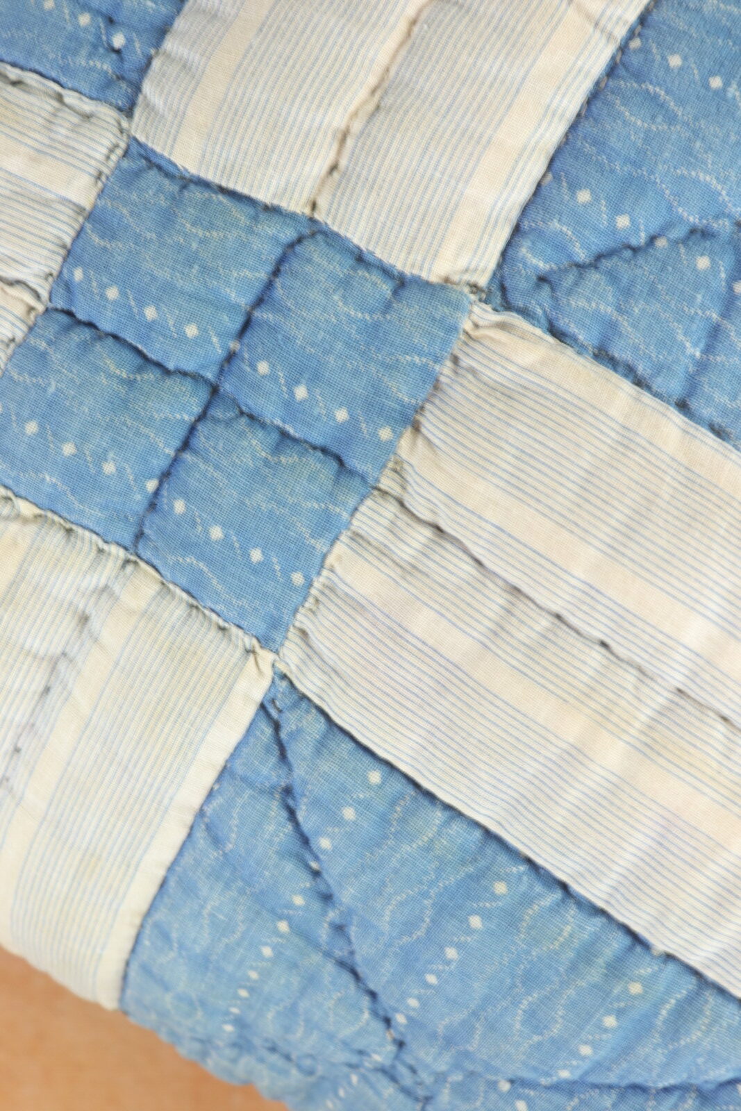antique quilt fabric,Brown.remake,cushion,USA,calico quilt,1930's